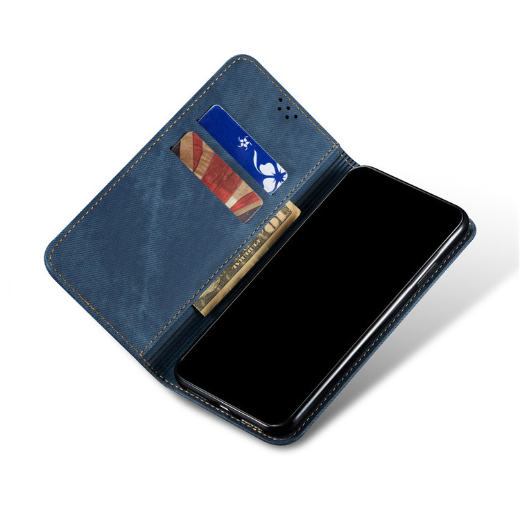 Jeans Cases For iPhone 15 Pro Max 14 Plus 13 Pro 12 11 X 4G 5G Wallet Leather Flip Cover Card Phone Case With Stand Holder