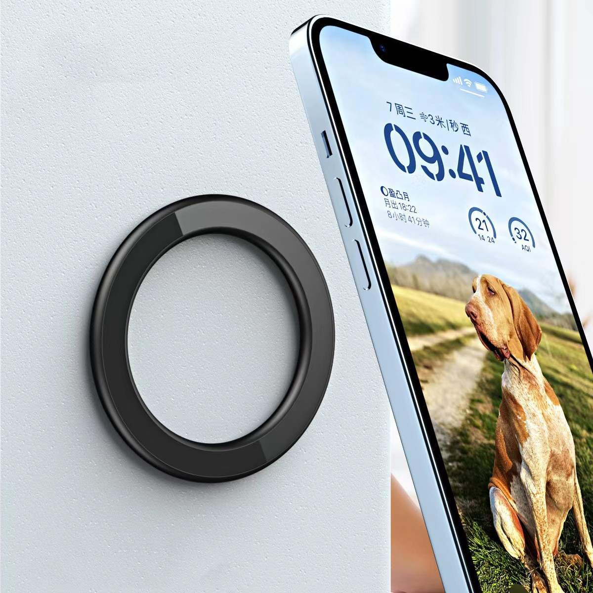 Strong Magnetic Ring Wall Holder For Magsafe iPhone 15 Pro Max 12 13 14 Pro For Samsung S23 Ultra S22 Powerful Magnet Car Mount