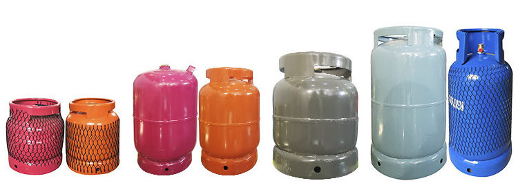 refillable cylinder gas 3kg 5kg gas tanks 7kg  9kg 15kg 19kg 48kg lpg tanks gas cooking cylinders for Zimbabwe