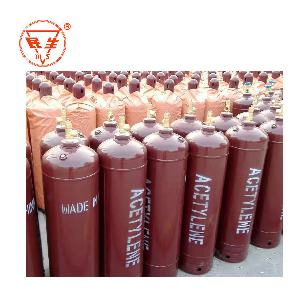 welding acetylene cylinder 40L empty acetylene gas cylinder price