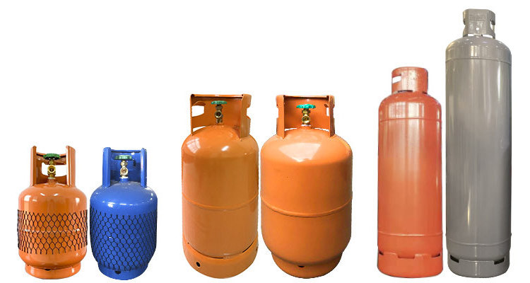 refillable cylinder gas 3kg 5kg gas tanks 7kg  9kg 15kg 19kg 48kg lpg tanks gas cooking cylinders for Zimbabwe