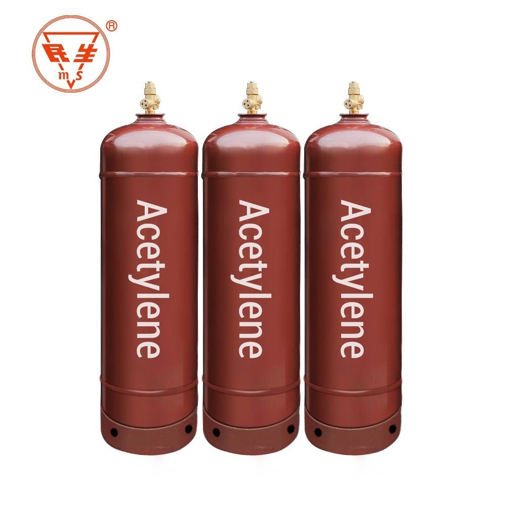 industrial 40L acetylene gas price tank special pressure empty gas cylinder