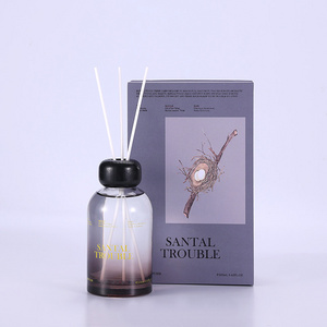 wholesale 200ml 500ml 1000ml reed diffusers luxury scenting home fragrance reed diffuser glass bottle air freshener