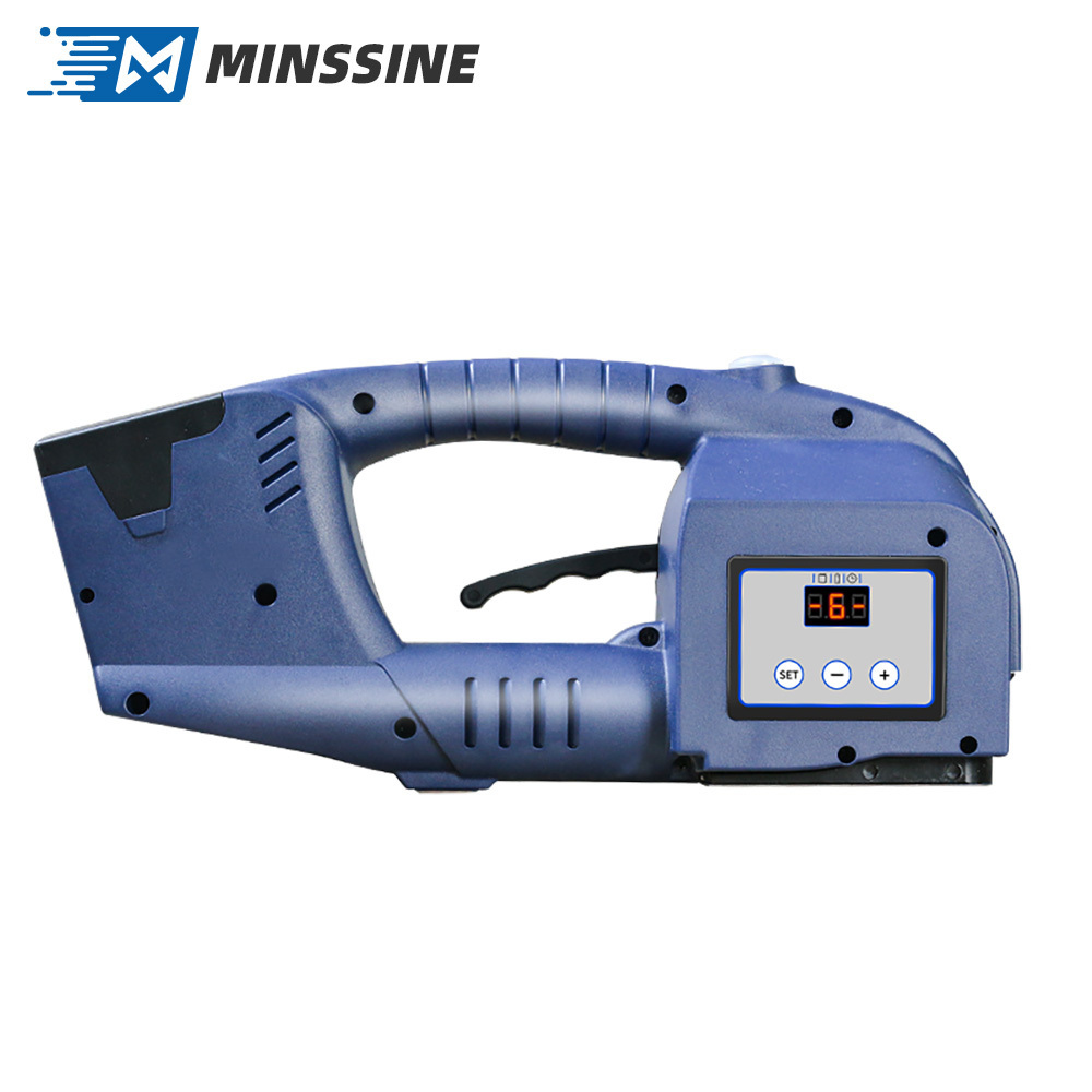 Fully Automatic Handheld Strapping Machines 13-16mm Battery Powered Carton Welding Tools PE PP Plastic Band Boxing