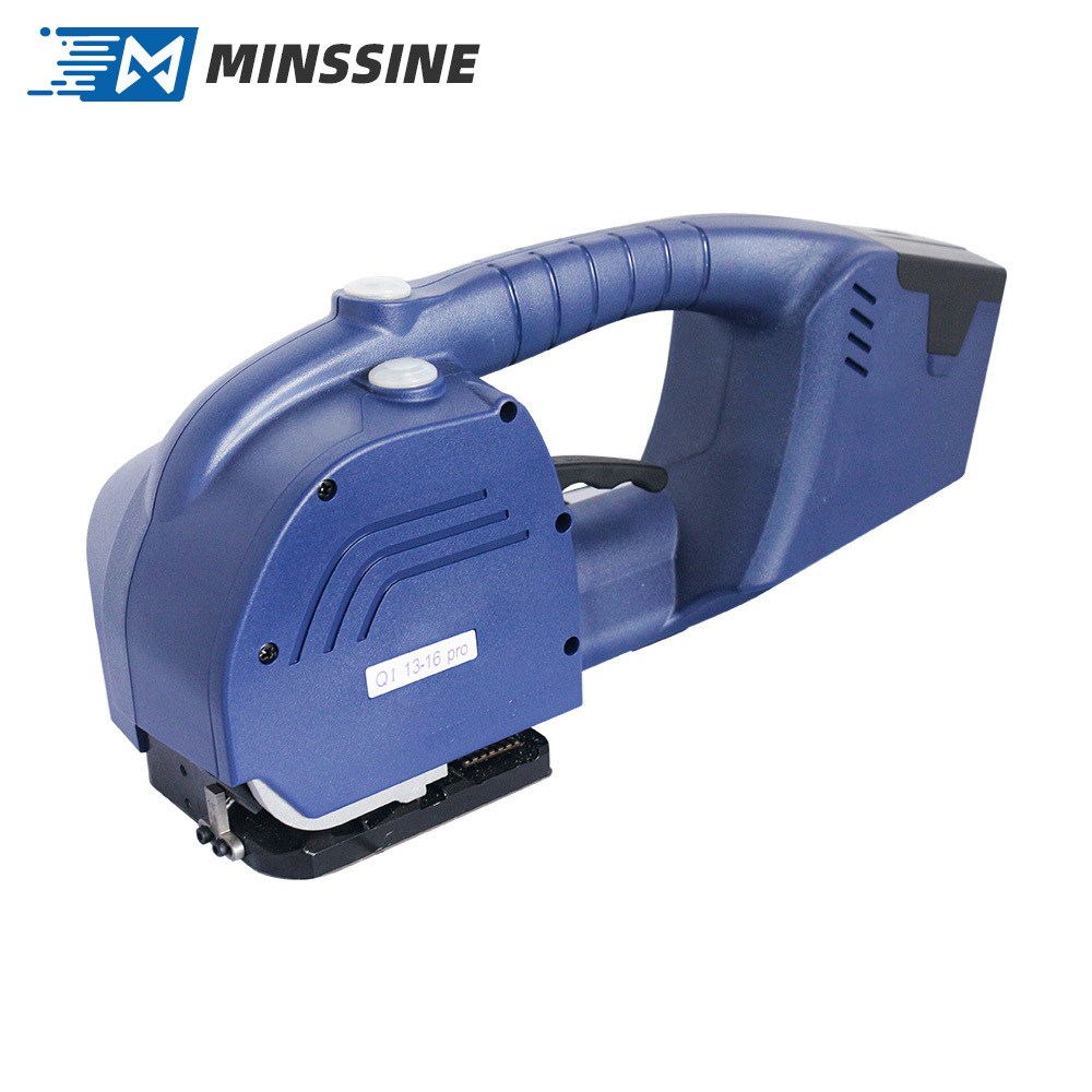 Fully Automatic Handheld Strapping Machines 13-16mm Battery Powered Carton Welding Tools PE PP Plastic Band Boxing