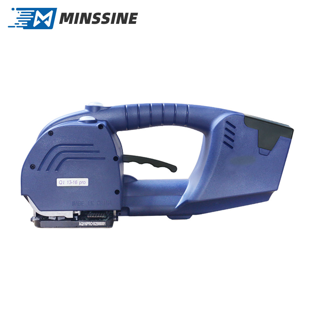 Fully Automatic Handheld Strapping Machines 13-16mm Battery Powered Carton Welding Tools PE PP Plastic Band Boxing