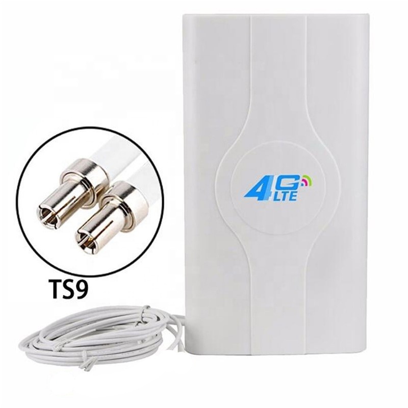 3G 4G LTE Booster MIMO Panel 700-2600MHz Antenna 2*SMA/CRC9/TS9 for Router Modem