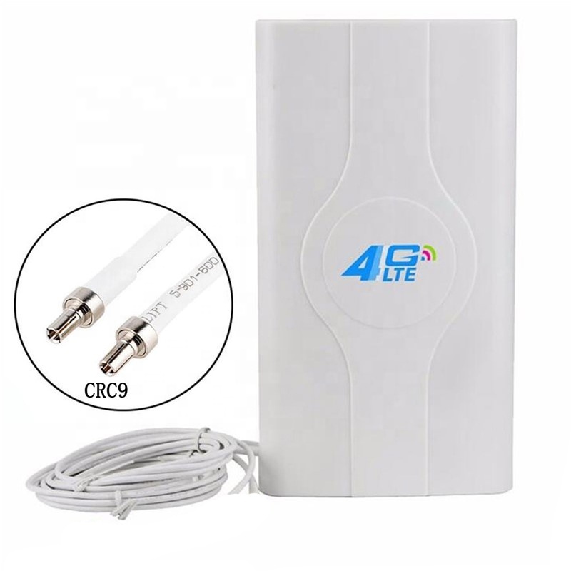 3G 4G LTE Booster MIMO Panel 700-2600MHz Antenna 2*SMA/CRC9/TS9 for Router Modem