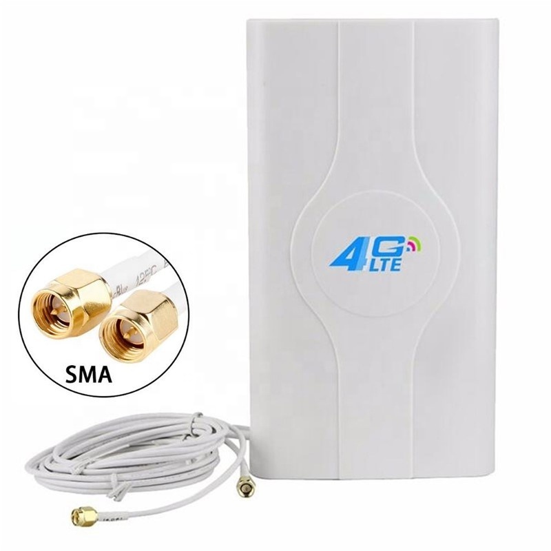 3G 4G LTE Booster MIMO Panel 700-2600MHz Antenna 2*SMA/CRC9/TS9 for Router Modem