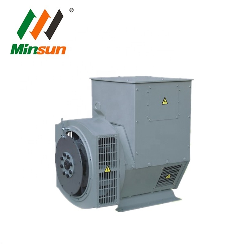 Brushless AC Stamford Alternator-Copy 30kw 40kw 50kw Generator Head 50Hz/60Hz Double Bearing with Pulley