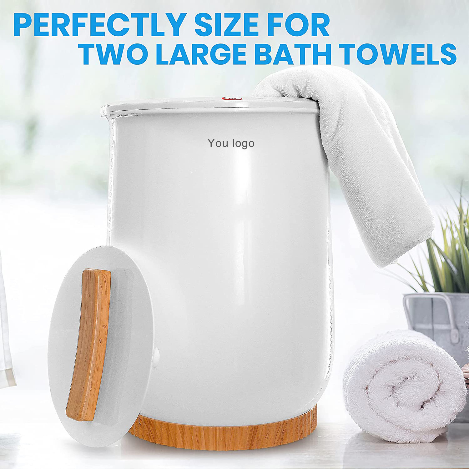 OEM new style disinfection towel heater electric towel rack bucket white towel heater