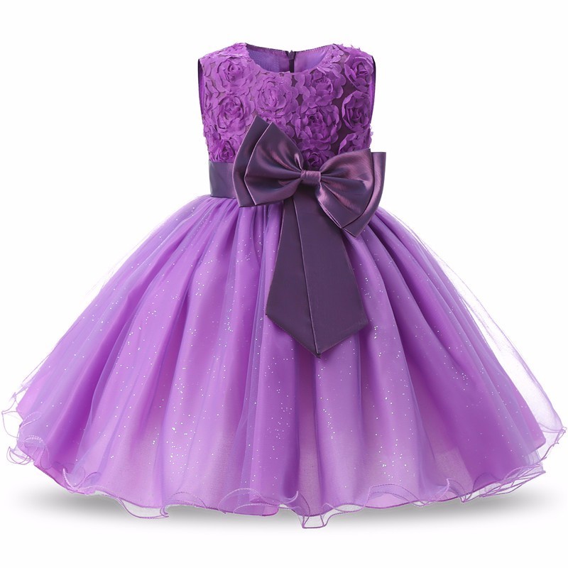 Lovely Princess Flower Summer clothing 2017 Children's Wedding Birthday Party Dresses Costume girls' Tutu Dress