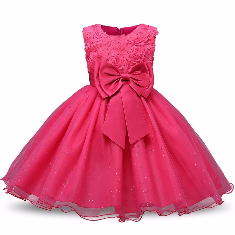 Lovely Princess Flower Summer clothing 2017 Children's Wedding Birthday Party Dresses Costume girls' Tutu Dress