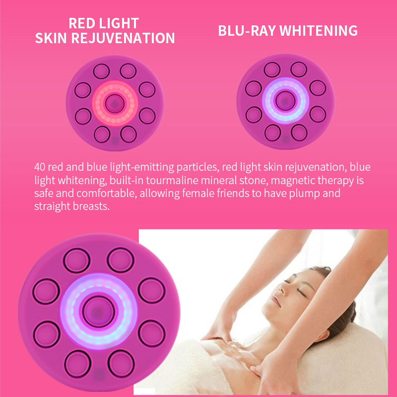 High Quality Good Selling Wireless Control Silicon Electric Relaxing Boob Firming Breast Growth Massager For Health