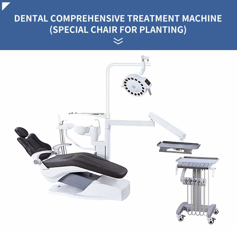 Promotion dental chair and dental unit full set with woodpecker N2 scaler handpiece,compressor,intraoral camera,curing light