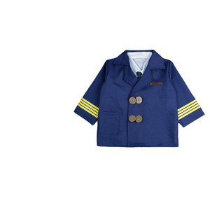 Children doctor uniform cosplay child/firefighter/pilot engineer/cook/nurse cosplay costume ecoparty