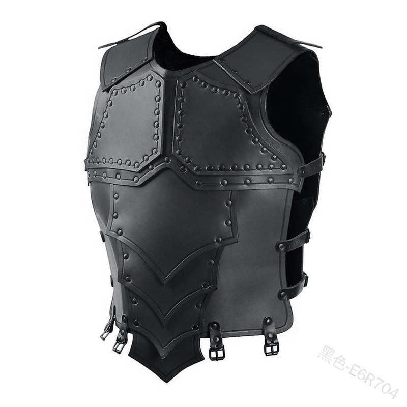 Medieval Knight Samurai Costume Leather Chest Armor Protector Larp Battle Gear Accessory Dragon Scale Breastplate For Men