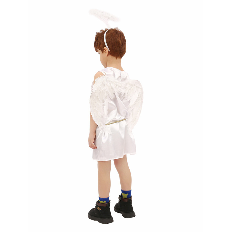 2024 New Arrival Children Valentine's Day One Piece Dress-up Cupid Love Heart Funny Costume for Kids