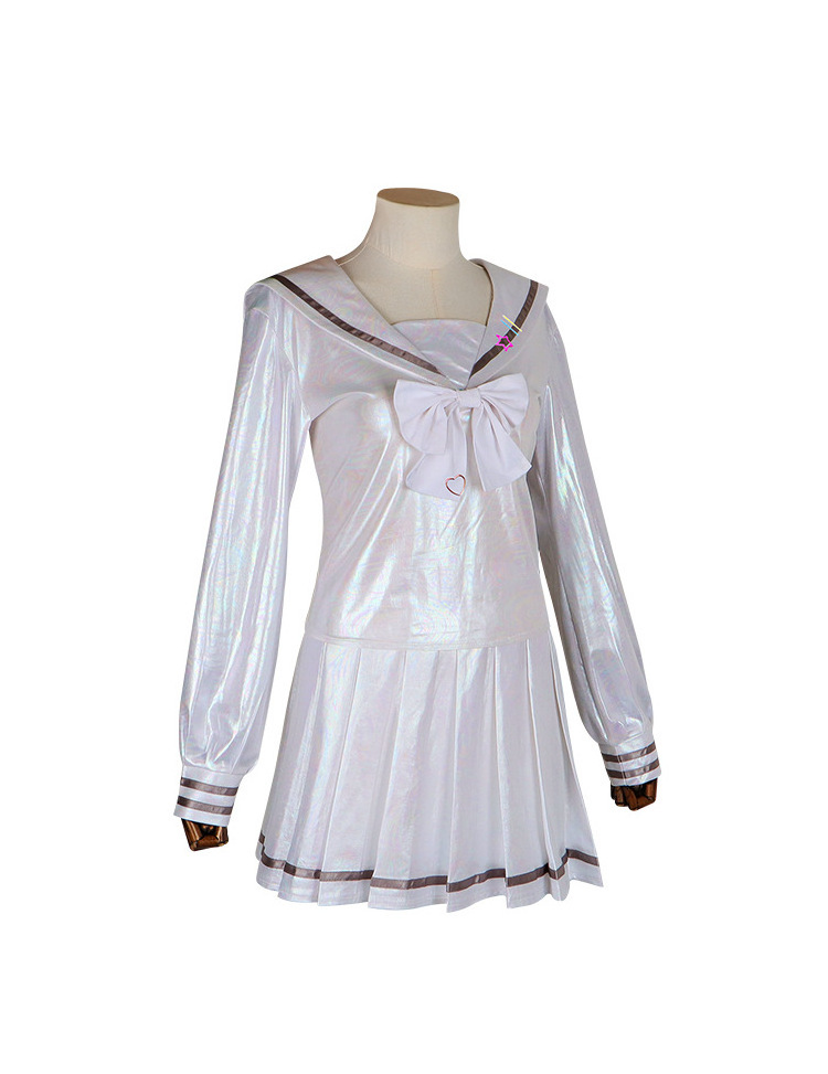 Game NEEDY GIRL OVERDOSE KAngel Cosplay Costume Lolita Girls Laser JK Sailor Suit School Uniform Long Sleeve