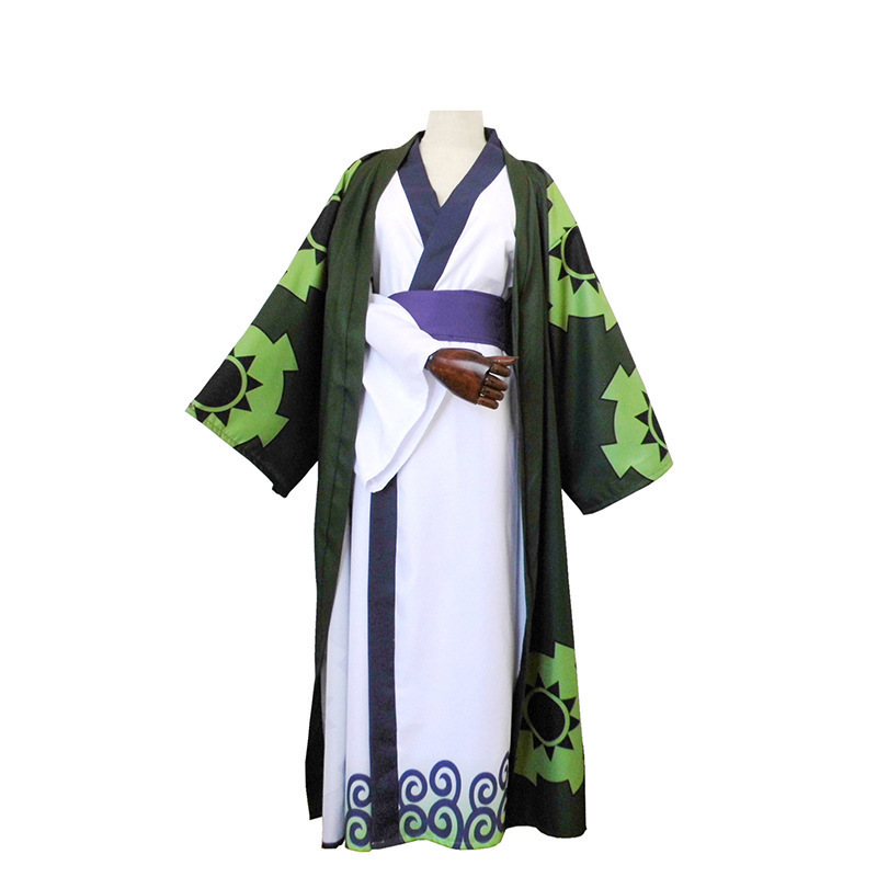 Anime Cosplay One Piece Roronoa Zoro Coat Nami Costume Cloak Robe For Adult Anime Kimono Haori