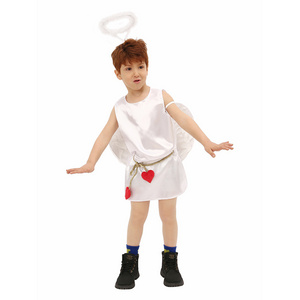 2024 New Arrival Children Valentine's Day One Piece Dress-up Cupid Love Heart Funny Costume for Kids