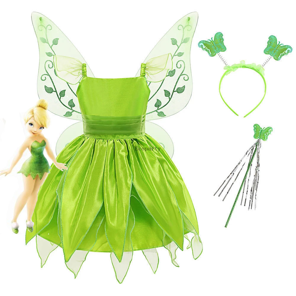 drop ship Butterfly Wings Costume Princess Fairy Costumes Sets with Tutu Skirt Butterfly