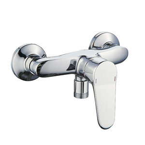 Professional Bathroom Chrome Polished Single Handle Wall Mounted Bath Shower Taps Bathtub Mixer Faucet