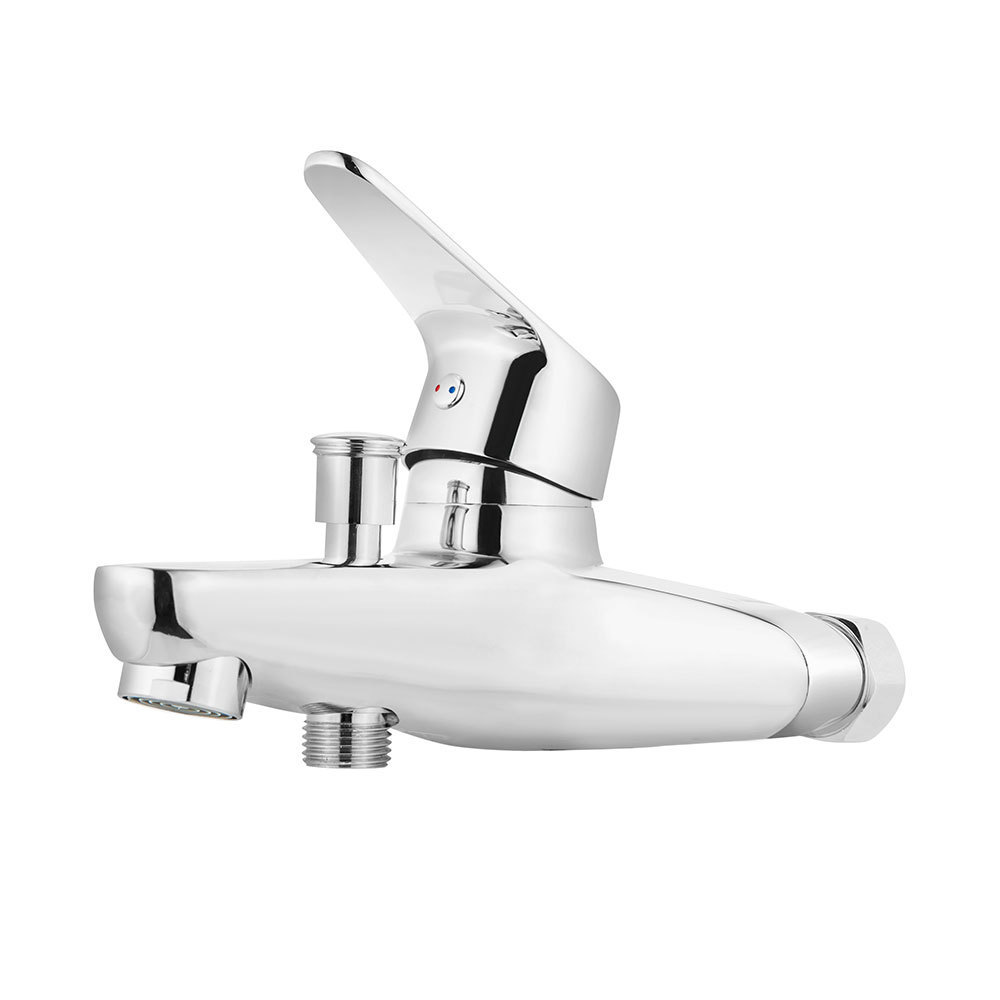 Wall Mounted Bathroom Bathtub Mixer Tap Water Filter Tap High Pressure Bathtub Bath Shower Set Faucet Brass Mixer