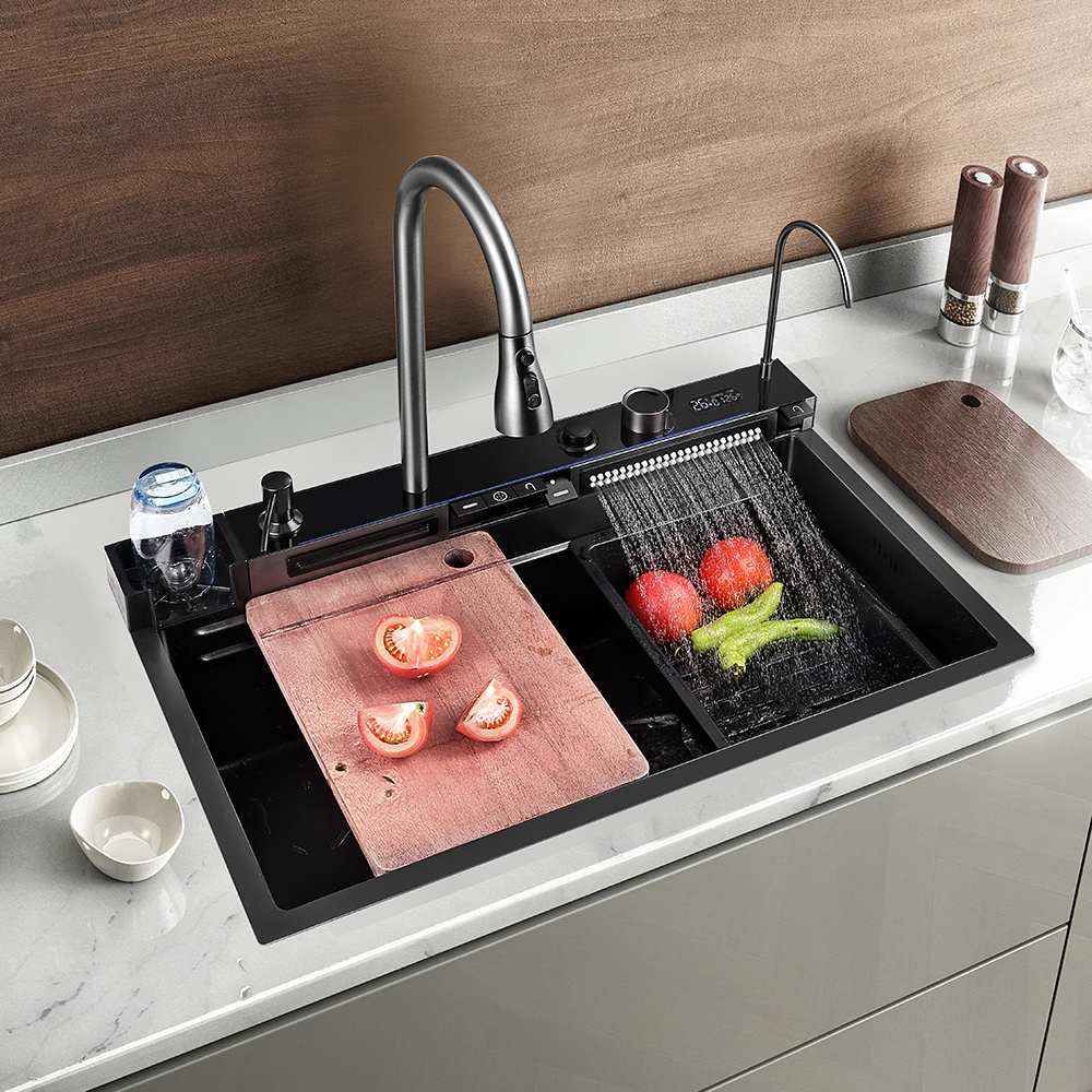 Modern Multi-functional Kitchen SUS304 Kitchen Sink Large Under Mount Single Bowl Kitchen Sink