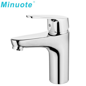 Brass basin faucet bath mixer taps single handle bathroom products faucets