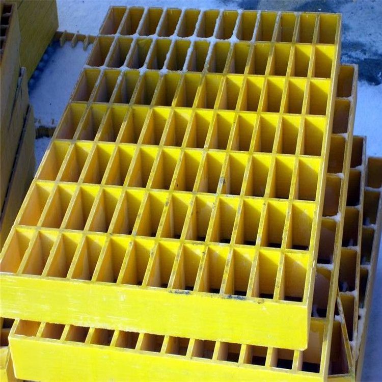 Composite FRP GRP Anti-slip/Concave / Grit Fiberglass Mesh Pultruded Bar Grating