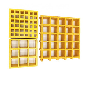 High Quality Customized Composite Fiberglass Mesh Walkway  FRP GRP Moulded And Pultruded Platform Grating