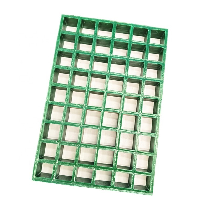 High Quality Customized Composite Fiberglass Mesh Walkway  FRP GRP Moulded And Pultruded Platform Grating