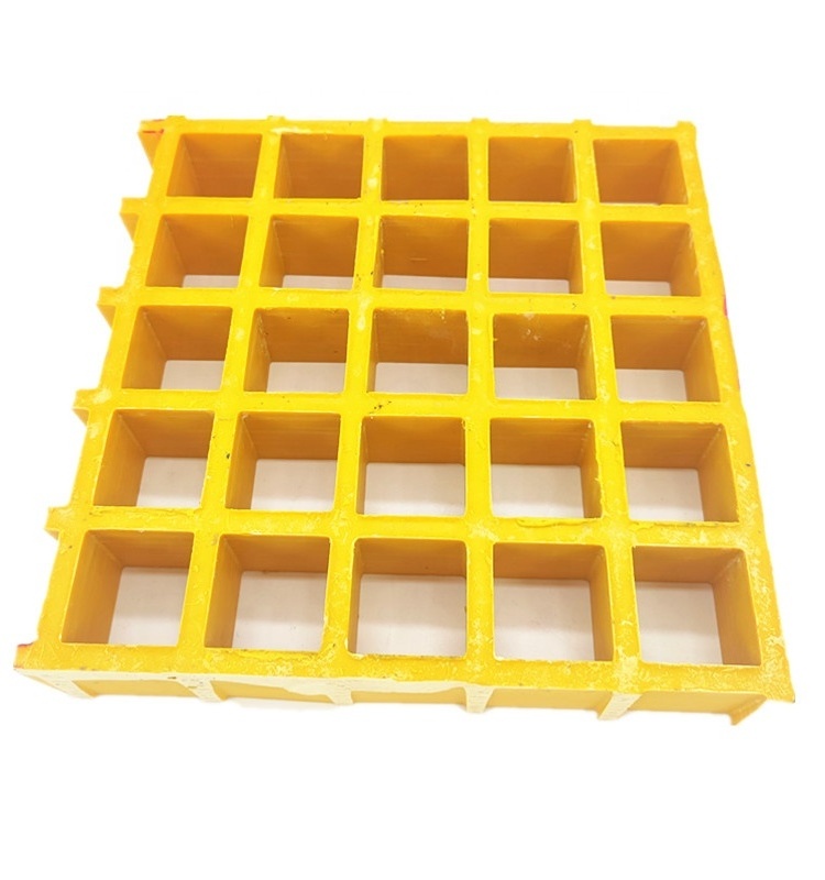 Molded FRP Grating Fiber Reinforced Plastic Car Wash Floors Grille Fiberglass Walkway Grating