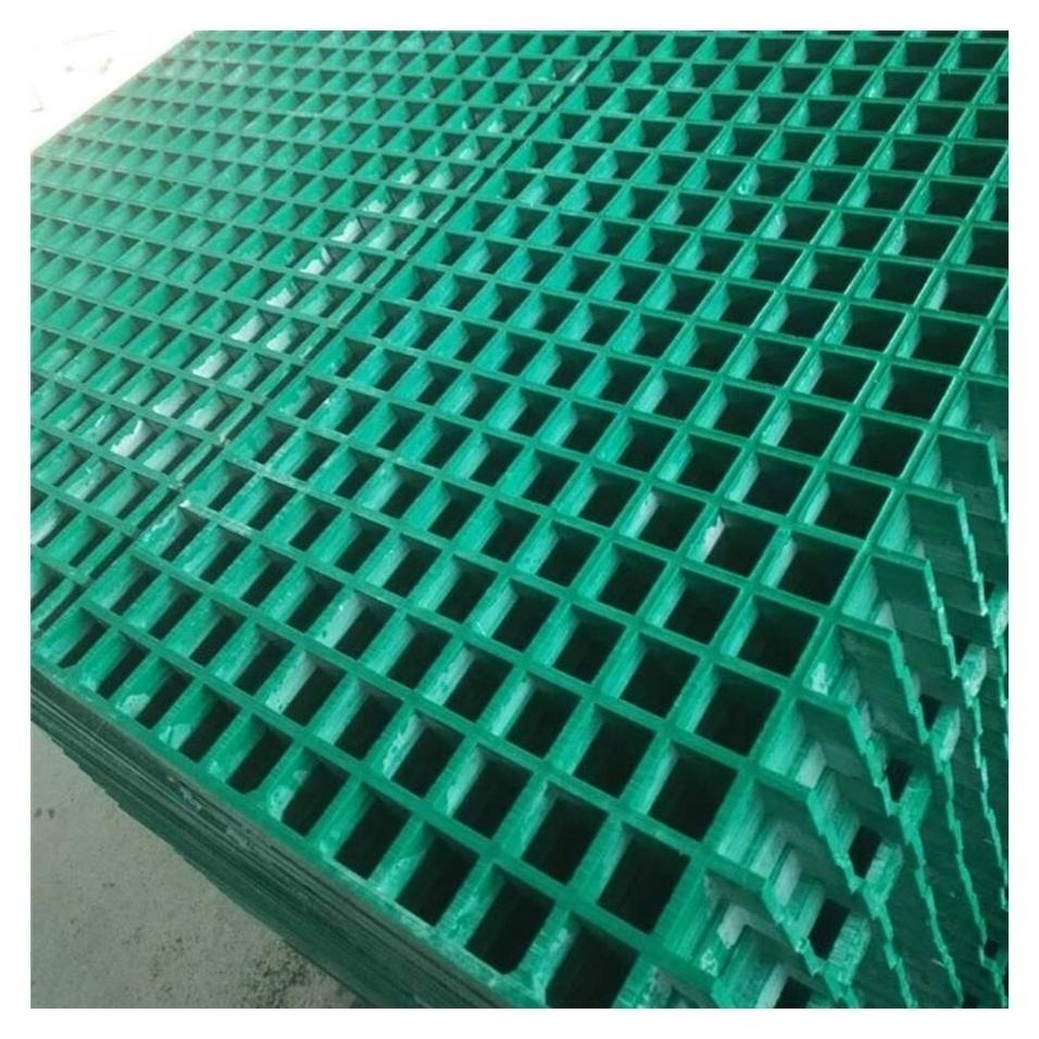 High Quality Customized Composite Fiberglass Mesh Walkway  FRP GRP Moulded And Pultruded Platform Grating