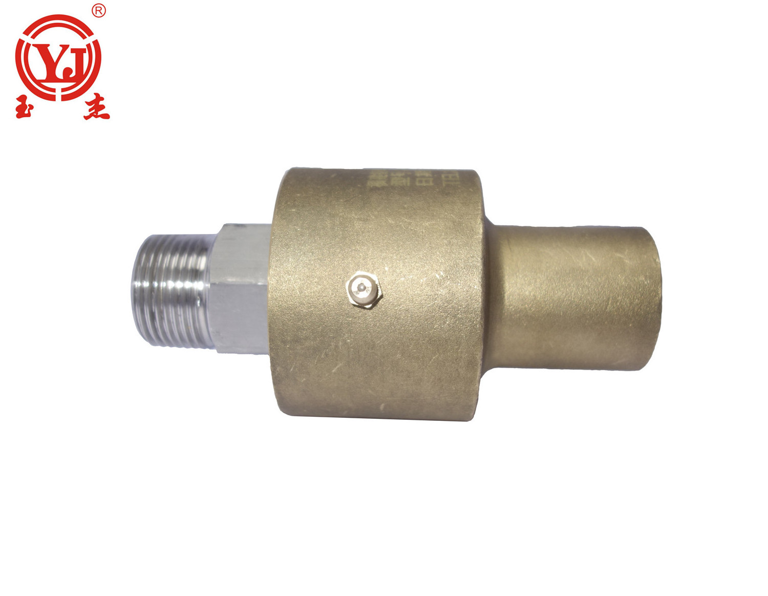 BSP NPT thread brass pipe cooling rotary joint water rotating