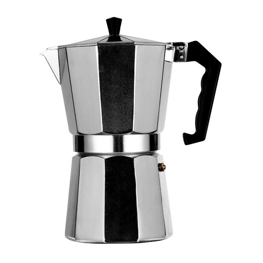 1/3/6/9/12 Cups High Quality Customized  Italy Espresso Moka Coffee Pot for Home/Outdoors