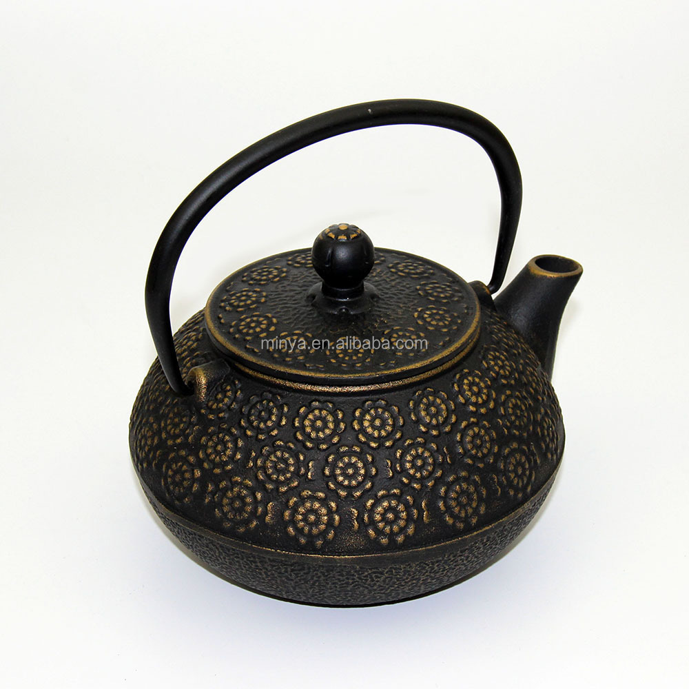 enamel japanese antique cast iron teapot 800ml water kettle