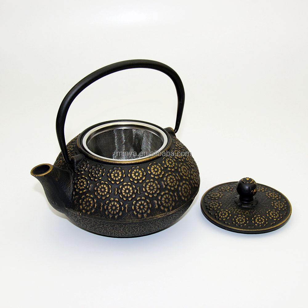 enamel japanese antique cast iron teapot 800ml water kettle