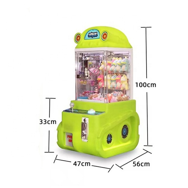 SIBO  Coin Operated Gift Game Doll Vending Machine Plush Kids Toy Arcade Mini Crane Claw Machine