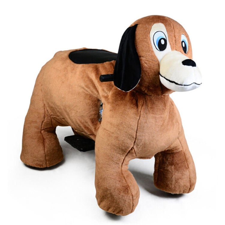 Hot Selling Animal Scooters Electric Ride On Toy Music Plush Zoo Animals Ride For Shipping Mall