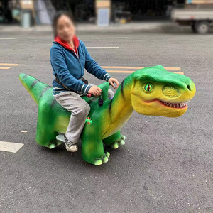 SIBO Popular Kids Dinosaur Ride Animal Shopping Mall Playground Walking With Ride On Dinosaur Game Rides