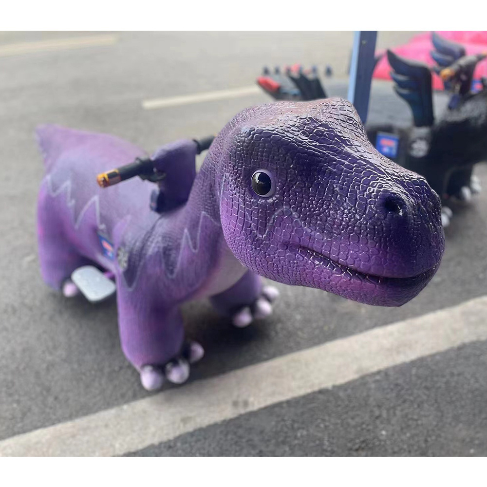 Amusement Park Playground Kids Rides Coin Operated Walking Dinosaur For Sale