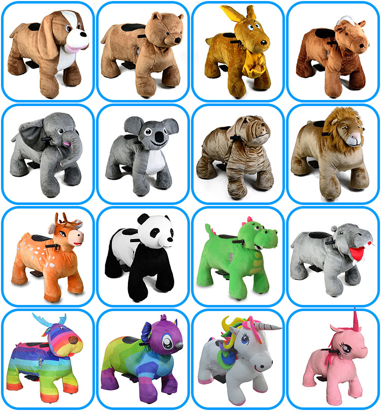 Animales Montable Electrico Animal Scooters In Mall Walking Ride On Animal Electric Mall Rides Four Wheeler For Kids