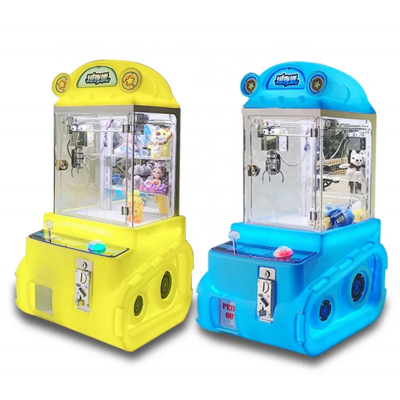 SIBO  Coin Operated Gift Game Doll Vending Machine Plush Kids Toy Arcade Mini Crane Claw Machine