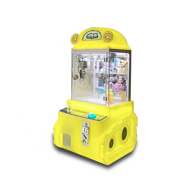 SIBO  Coin Operated Gift Game Doll Vending Machine Plush Kids Toy Arcade Mini Crane Claw Machine