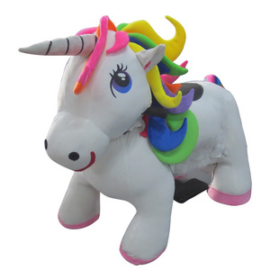 Hot Sale Coin Toy Machine Ride On Toy Animals Electric Unicorn Dog Animal Kiddie Rides For Shopping Mall