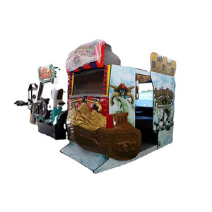 Hot Sale Coin Operated 55 "Pirate Ship Arcade Game Machine Game Razing Video Game for Adults