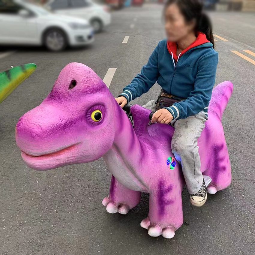 Soft Rubber Rideable Man Carrying Animal Kids Big Size Ride On Dinosaur Toy