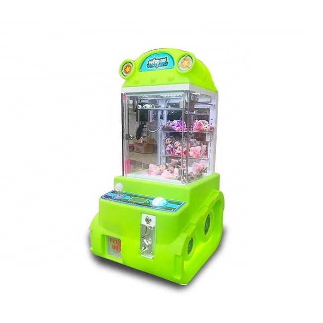 SIBO  Coin Operated Gift Game Doll Vending Machine Plush Kids Toy Arcade Mini Crane Claw Machine